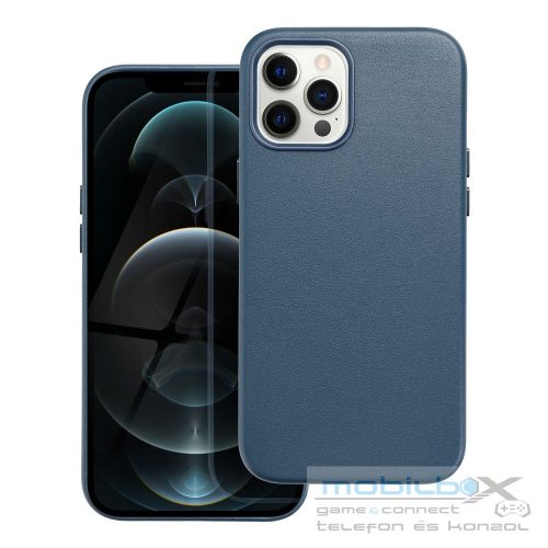 LEATHER MAG COVER case for IPHONE 12 Pro Max indigo blue