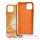 LEATHER MAG COVER case for IPHONE 11 Pro Max orange splash