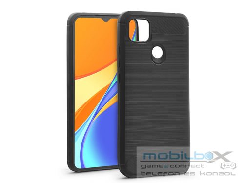 Xiaomi Redmi 9C szilikon hátlap - Carbon - fekete