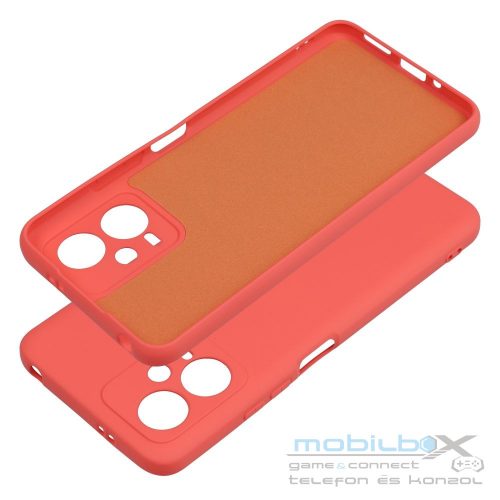 SILICONE case for XIAOMI Redmi Note 12 5G peach