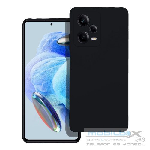 SILICONE case for XIAOMI Redmi Note 12 Pro 5G black