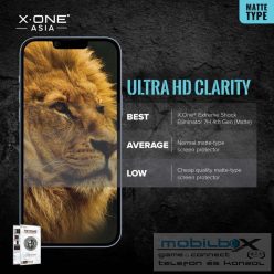   X-ONE Extreme Shock Eliminator 4th gen. (Matte Series) - for iPhone 14 Pro Max/15 Plus