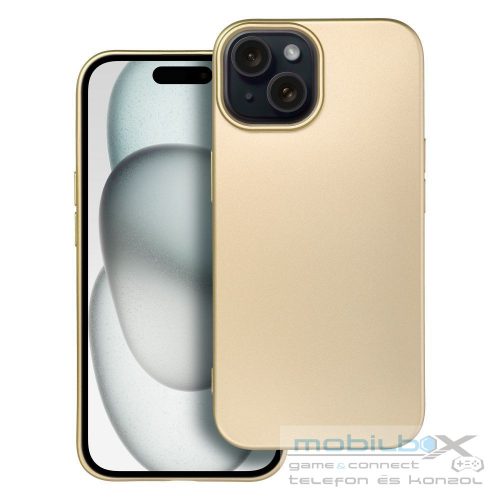 METALLIC Case for IPHONE 15 gold