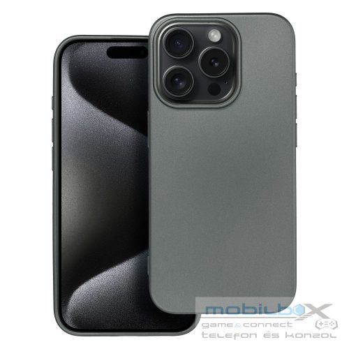 METALLIC Case for IPHONE 15 Pro grey