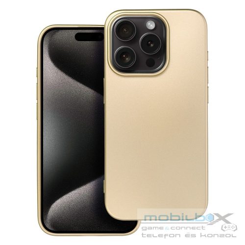 METALLIC Case for IPHONE 15 Pro Pro gold