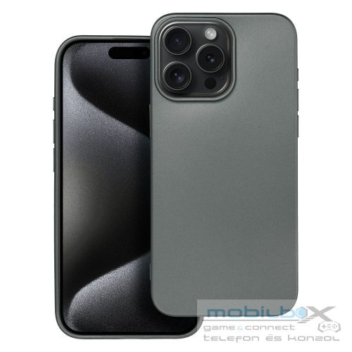 METALLIC Case for IPHONE 15 Pro Max grey