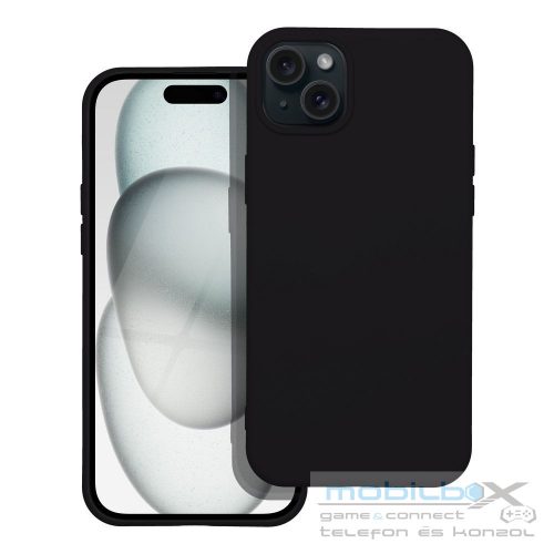 SILICONE case for IPHONE 15 black