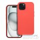 SILICONE case for IPHONE 15 peach