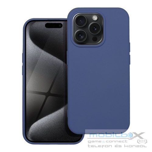 SILICONE case for IPHONE 15 Pro blue