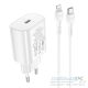 HOCO travel charger Type C + cable Type C to Lightning PD QC3.0 25W N22 white