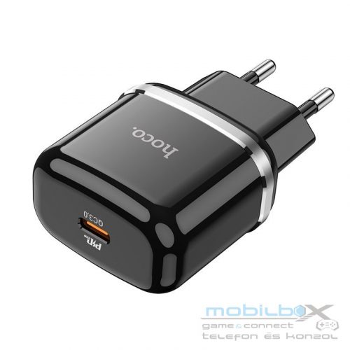 HOCO travel charger Type C PD QC3.0 20W N24 black