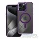 COLOR EDGE MAG COVER case compatible with MagSafe for IPHONE 15 Pro Max deep purple