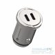 FORCELL F-ENERGY Mini car charger 2 x Type C PD QC3.0 3A 30W silver