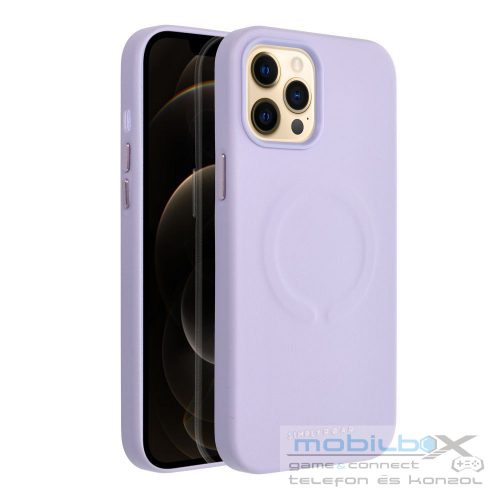 ROAR case LEATHER MAG compatible with MagSafe for IPHONE 12 Pro Max purple