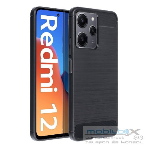 CARBON case for XIAOMI Redmi 12 4G / Redmi 12 5G black