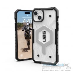   ( UAG ) Urban Armor Gear Pathfinder compatible with Magsafe for IPHONE 15 PLUS ice