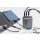 FORCELL F-ENERGY GaN VT-42B travel charger 2 x Type C + USB A PD QC4.0 4A 65W gray