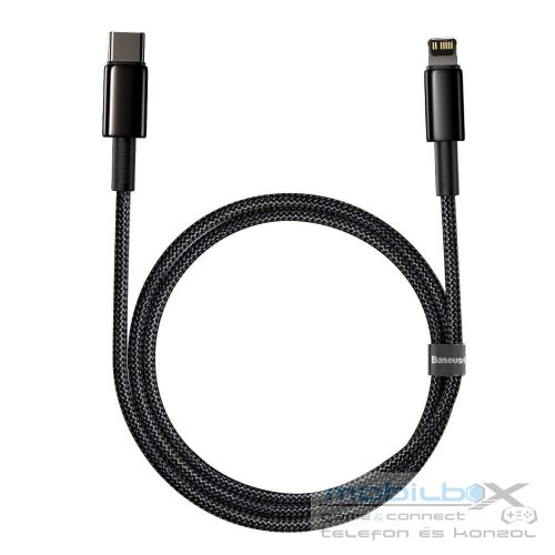 BASEUS cable Type C to Lightning PD 20W Tungsten Gold CATLWJ-01 1 m black