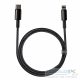 BASEUS cable Type C to Lightning PD 20W Tungsten Gold CATLWJ-01 1 m black