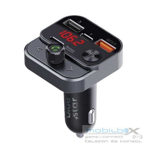 BLUE STAR transmitter FM bluetooth QC3.0 30W AutoStream BT84B black