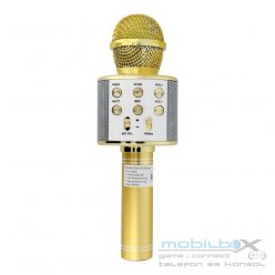 Multimedia karaoke microphone CR58 gold