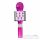 Multimedia karaoke microphone CR58 pink