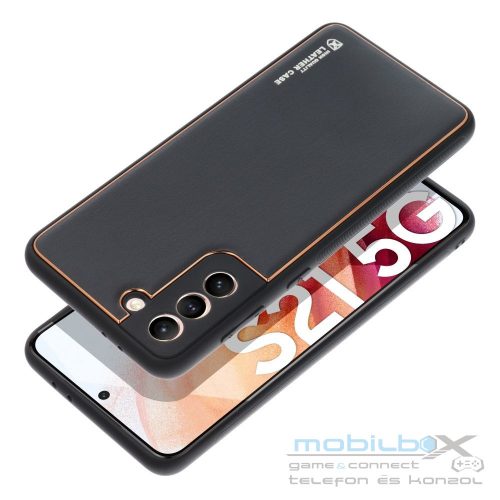 LEATHER case for SAMSUNG A35 5G black