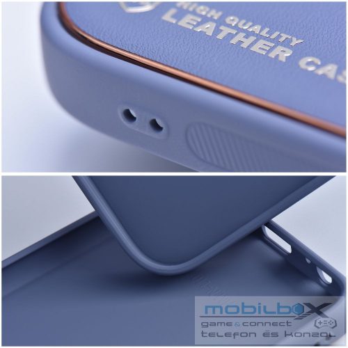 LEATHER case for SAMSUNG A35 5G blue