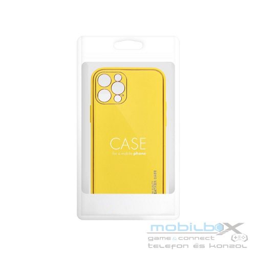 LEATHER case for SAMSUNG A55 5G yellow