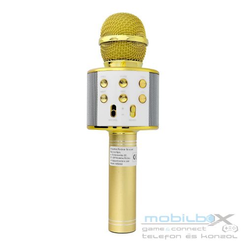 Multimedia karaoke microphone CR58S HQ gold