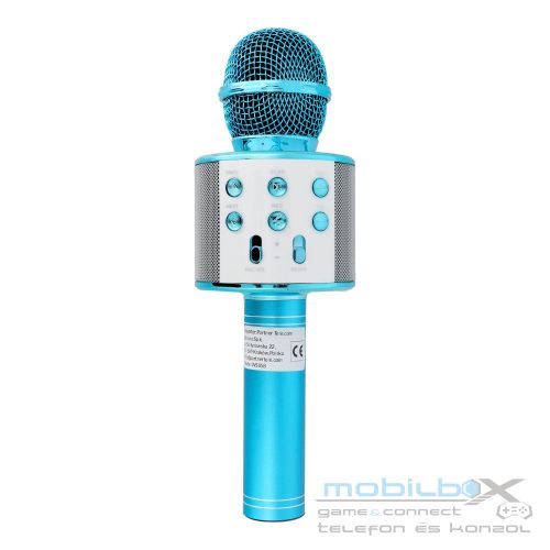 Multimedia karaoke microphone CR58S HQ blue