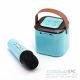 Speaker bluetooth Mini + wireless microphone LED Y1 blue