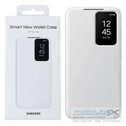   SAMSUNG original Smart View Wallet Case for SAMSUNG S24 EF-ZS921CWEGWW white blister