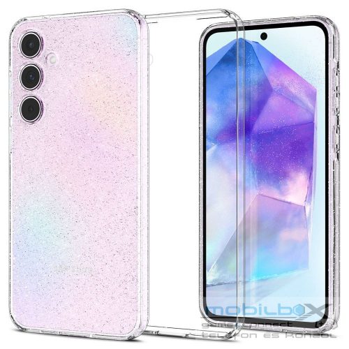 SPIGEN case LIQUID GLITTER CRYSTAL for SAMSUNG A55 5G transparent