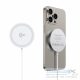 DUZZONA wireless charger compatible with MagSafe 15W and Qi2 charging standard W18 white