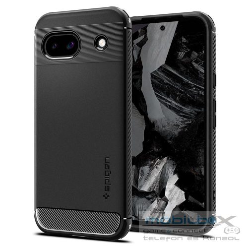 SPIGEN case RUGGED ARMOR for GOOGLE Pixel 8A matte black