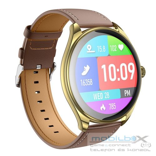 HOCO smartwatch with call function AMOLED Y22 champagne gold