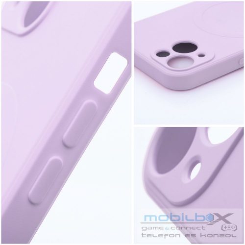 SILICONE MAG COVER case compatible with MagSafe for IPHONE 16 Pro Max pink