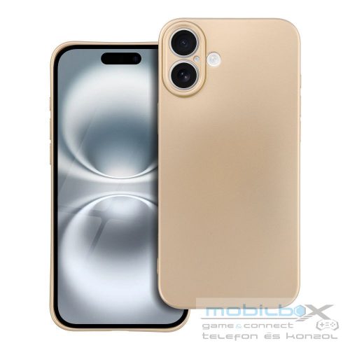 METALLIC Case for IPHONE 16 Plus Plus gold