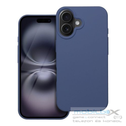 SILICONE case for IPHONE 16 blue