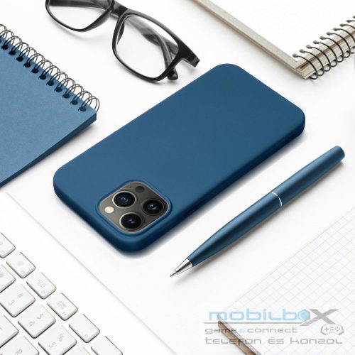 SILICONE case for IPHONE 16 Pro blue