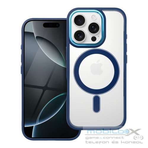 COLOR EDGE MAG COVER case compatible with MagSafe for IPHONE 16 Pro navy blue