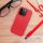 LEATHER MAG COVER case for IPHONE 16 Pro Max red