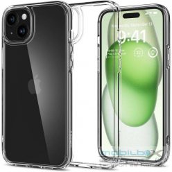 SPIGEN case ULTRA HYBRID for IPHONE 16 Plus crystal clear