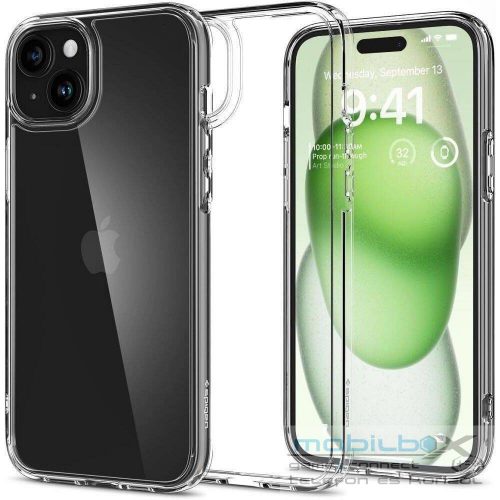 SPIGEN case ULTRA HYBRID for IPHONE 16 Plus crystal clear