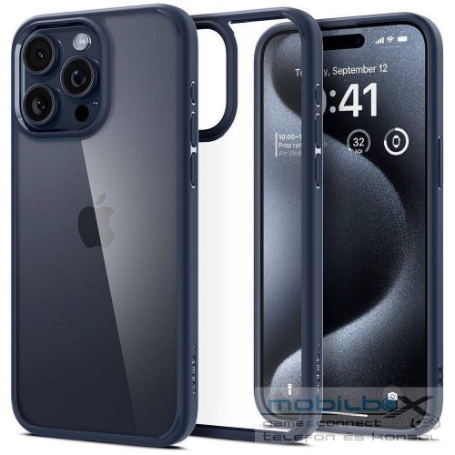 SPIGEN case ULTRA HYBRID for IPHONE 16 Pro navy blue