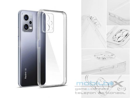 Xiaomi Redmi Note 12 Pro+ 5G szilikon hátlap - Clear Case - átlátszó