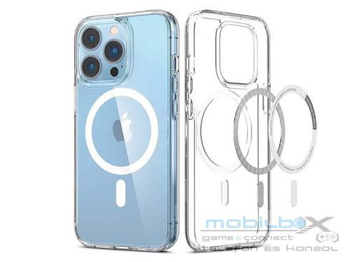 Apple iPhone 13 Pro szilikon hátlap - Clear Mag Cover - átlátszó