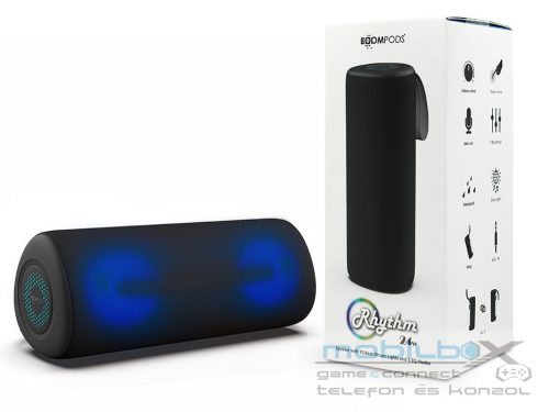 Boompods vezeték nélküli bluetooth hangszóró - Boompods Rhythm-24 - fekete