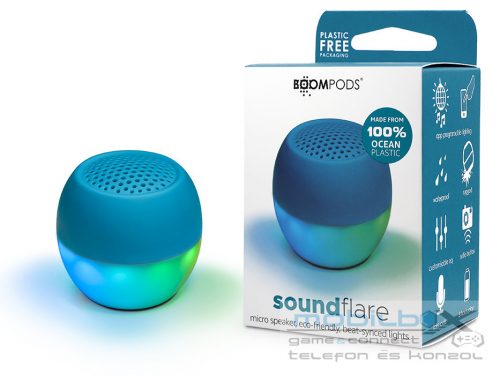 Boompods vezeték nélküli bluetooth hangszóró - Boompods Soundflare Ocean - kék